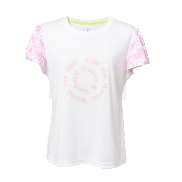 バルデマッチ グラフィックゲームシャツ （ BDM-F1204-083 ）[ Balle de match Tennis LS レディース ]26SS【メーカー取寄せ商品】