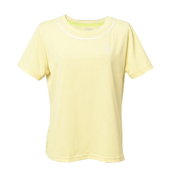 バルデマッチ バックガラTシャツ （ BDM-F1211-090 ）[ Balle de match Tennis LS レディース ]26SS【メーカー取寄せ商品】