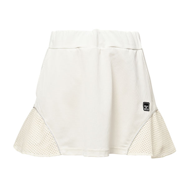 バルデマッチ ブロックレースデザインスカート （ BDM-F1213-011 ）[ Balle de match Tennis SK レディース ]26SS【メーカー取寄せ商品】