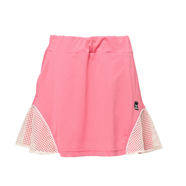 バルデマッチ ブロックレースデザインスカート （ BDM-F1213-081 ）[ Balle de match Tennis SK レディース ]26SS【メーカー取寄せ商品】