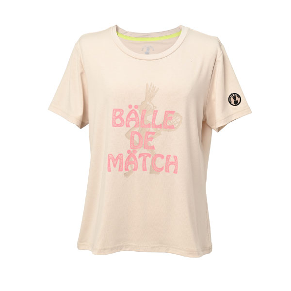 バルデマッチ グラフィックTシャツ （ BDM-F1216-012 ）[ Balle de match Tennis LS レディース ]26SS【メーカー取寄せ商品】