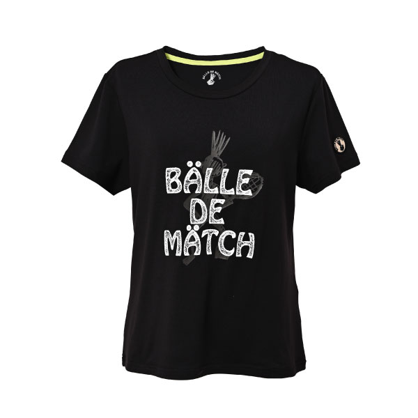 バルデマッチ グラフィックTシャツ （ BDM-F1216-020 ）[ Balle de match Tennis LS レディース ]26SS【メーカー取寄せ商品】