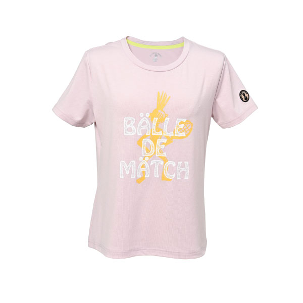バルデマッチ グラフィックTシャツ （ BDM-F1216-083 ）[ Balle de match Tennis LS レディース ]26SS【メーカー取寄せ商品】