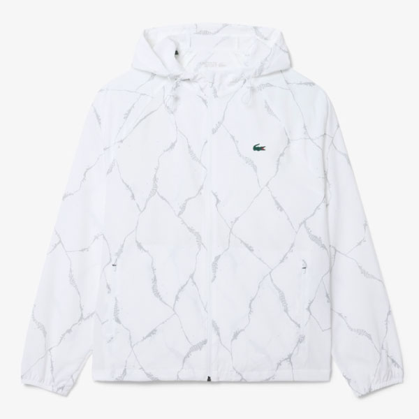 ラコステ リフレクティブワニ柄リップストップテニスジャケット （ BH6779-99-001 ）[ LACOSTE MWJ メンズ ]26FW