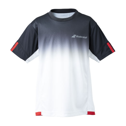バボラ CLUBショートスリーブシャツJR （ BJG1340C-WH00 ）[ Babolat MS ボーイズ ]22SS【ネットバーゲン】