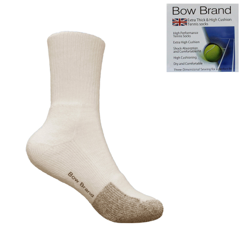 ボウブランド [ 23-25cm ] テニスソックス クルー S （ BOW-JA2403-OWH ）[ Bow Brand LSC アクセサリー ]24SS【メーカー取寄せ商品】
