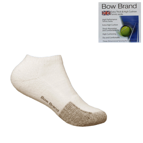 ボウブランド [ 23-25cm ] テニスソックス ショート S （ BOW-JA2405-OWH ）[ Bow Brand LSC アクセサリー ] 24SS【メーカー取寄せ商品】