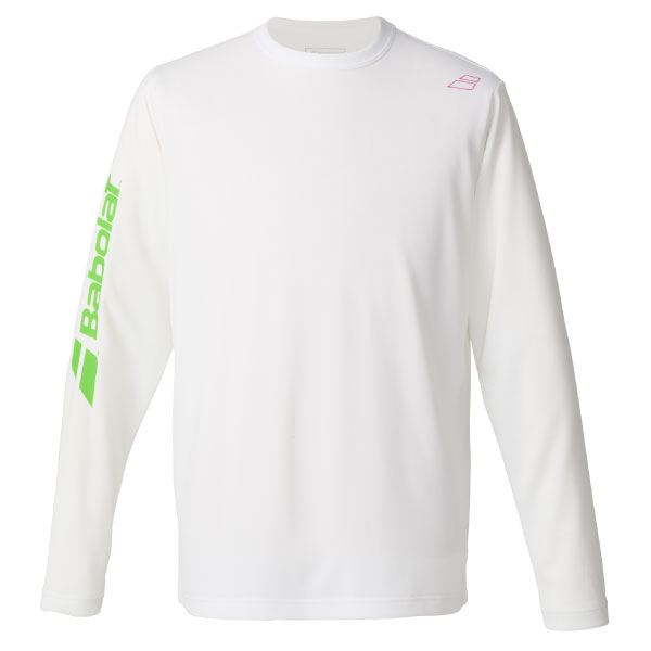 【10月25日～11月5日迄 2BUY10%OFFキャンペーン対象】バボラ PURE LONG SLEEVE SHIRT （ BUP5553-WH00 ）[ BabolaT MS メンズ ]25FW▲