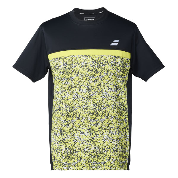 【販売開始前商品 3月上旬発売予定】バボラ CLUB SHORT SLEEVE SHIRT2.0 （ BUP5562C-YL00 ）[ Babolat MS メンズ ]26SS