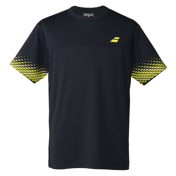 【販売開始前商品 2月下旬発売予定】バボラ PLAY SHORT SLEEVE SHIRT （ BUP6504-BK00 ）[ Babolat MS メンズ ]26SS