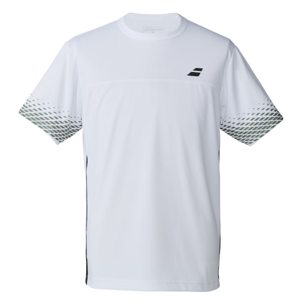 【販売開始前商品 2月下旬発売予定】バボラ PLAY SHORT SLEEVE SHIRT （ BUP6504-WH00 ）[ Babolat MS メンズ ]26SS