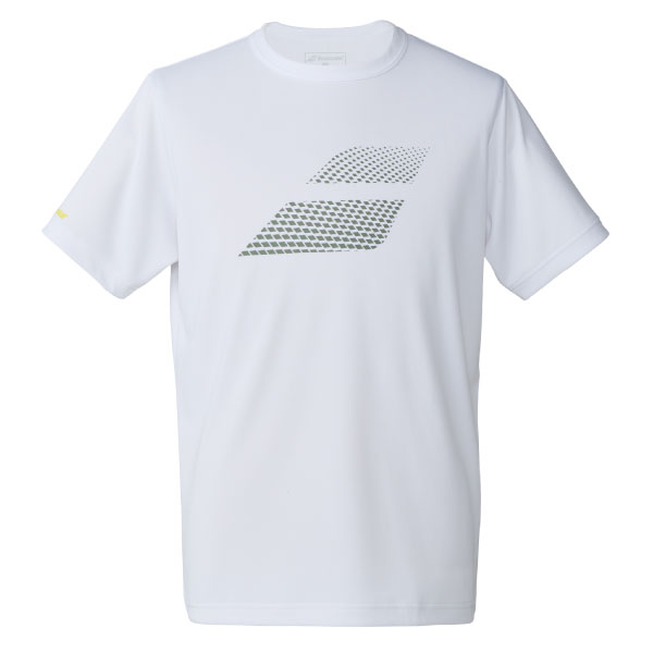 【販売開始前商品 2月下旬発売予定】バボラ PLAY SHORT SLEEVE SHIRT （ BUP6505-WH00 ）[ Babolat MS メンズ ]26SS