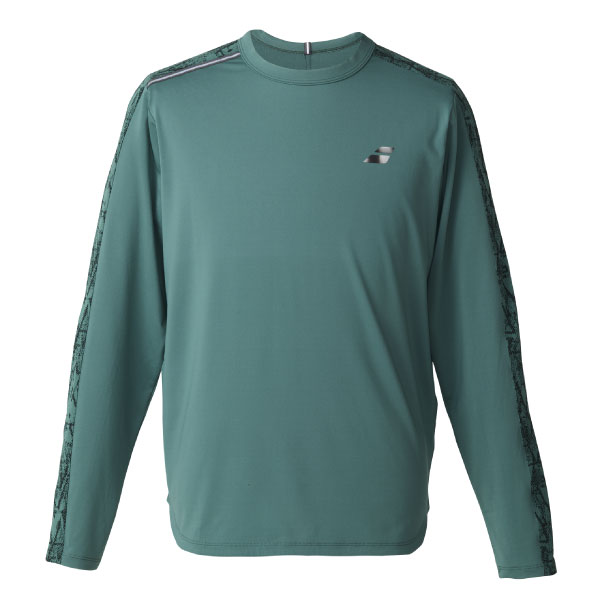 バボラ PLAY LONG SLEEVE SHIRT （ BUP6550-GR00 ）[ Babolat MS メンズ ]26FW