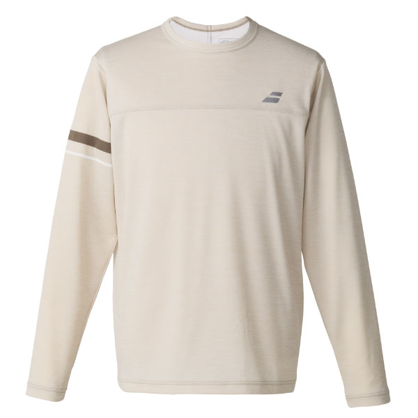 バボラ PLAY LONG SLEEVE SHIRT （ BUP6553-BG00 ）[ Babolat MS メンズ ]26FW