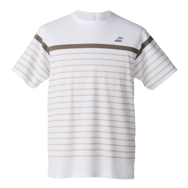 バボラ PLAY SHORT SLEEVE SHIRT （ BUP6554-WH00 ）[ Babolat MS メンズ ]26FW