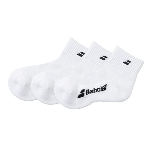 【10月25日～11月5日迄 2BUY10%OFFキャンペーン対象】バボラ CLUB 3P SHORT SOCKS （ BUS4815C-WH00 ）[ BabolaT MSC アクセサリー ]24SS▲