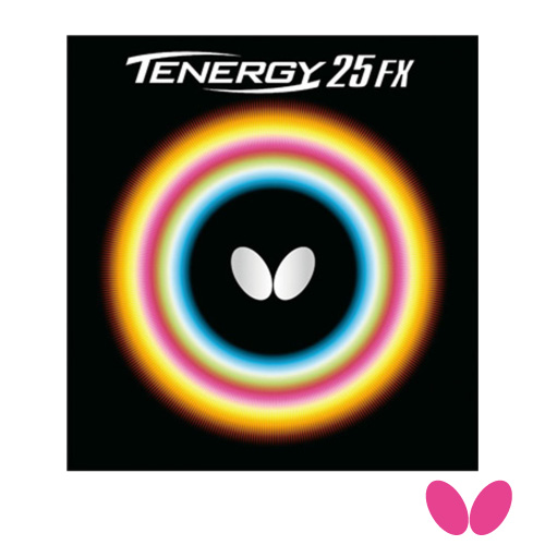 バタフライ テナジー25FX（Butterfly TENERGY 25 FX 05910）卓球ラバー【メーカー取寄せ商品】
