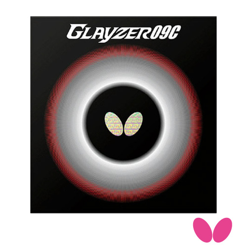 バタフライ グレイザー09C（Butterfly GLAYZER 09 C 06110）卓球ラバー【メーカー取寄せ商品】