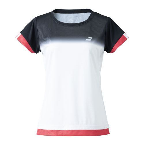 バボラ CLUB SHORT SLEEVE SHIRT （ BWG2332C-WH00 ）[ BabolaT LS レディース ]24SS【ネットバーゲン】