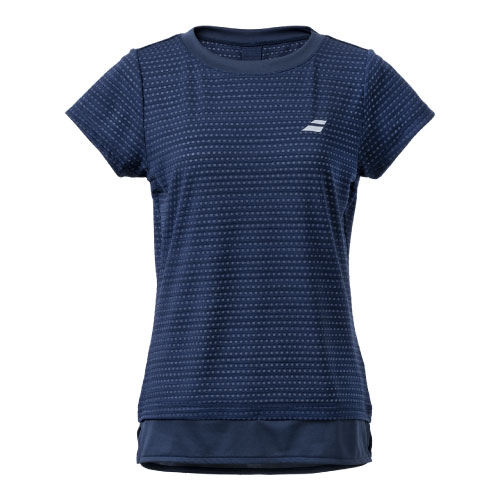 Babolat ネイビー 半袖スカート付き L Babolat 『即日出荷』バボラ テニスウェア レディース SKIRT
