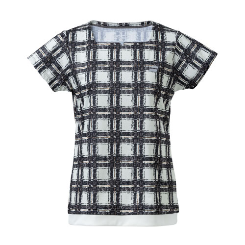 バボラ PURE SHORT SLEEVE SHIRT （ BWG2377-BG00 ）[ Babolat LS レディース ]22FW【ネットバーゲン】