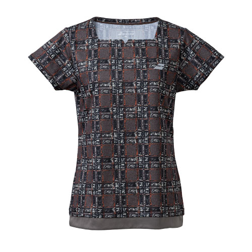 バボラ PURE SHORT SLEEVE SHIRT （ BWG2377-BW00 ）[ Babolat LS レディース ]22FW【ネットバーゲン】