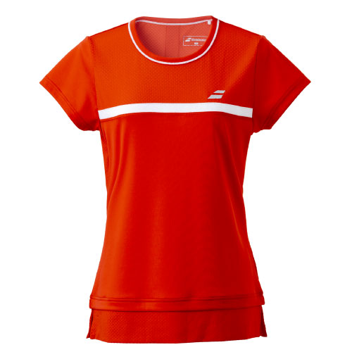 バボラ PURE SHORT SLEEVE SHIRT （ BWG3323-PK ）[ BabolaT LS レディース ]23SS【ネットバーゲン】