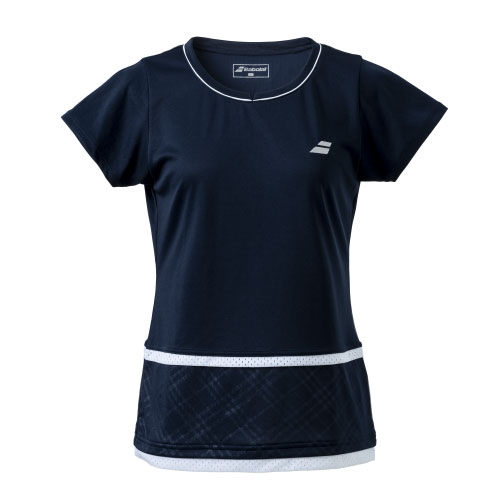 バボラ PURE SHORT SLEEVE SHIRT （ BWG3325-NV00 ）[ BabolaT LS レディース ]23SS【ネットバーゲン】