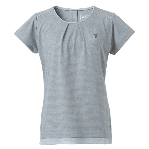 バボラ VS SHORT SLEEVE SHIRT （ BWG3370-GY00 ）[ BabolaT LS レディース ]23FW【ネットバーゲン】