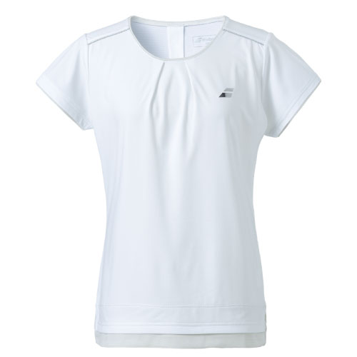 バボラ VS SHORT SLEEVE SHIRT （ BWG3370-WH00 ）[ BabolaT LS レディース ]23FW【ネットバーゲン】