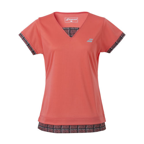 バボラ PURE SHORT SLEEVE SHIRT （ BWG3378-PK00 ）[ BabolaT LS レディース ]23FW【ネットバーゲン】
