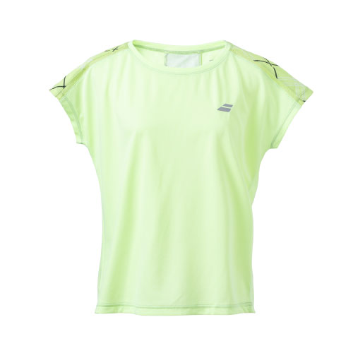 バボラ PURE SHORT SLEEVE SHIRT （ BWG4327-YL00 ）[ BabolaT LS レディース ]24SS【ネットバーゲン】