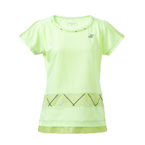 バボラ PURE SHORT SLEEVE SHIRT （ BWG4328-YL00 ）[ BabolaT LS レディース ]24SS【ネットバーゲン】