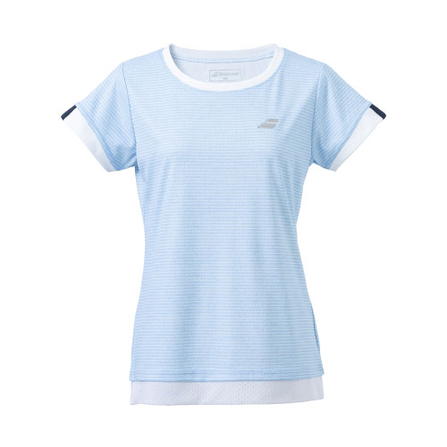 バボラ CLUB SHORT SLEEVE SHIRT （ BWG4330C-BL00 ）[ BabolaT LS レディース ]24SS【ネットバーゲン】