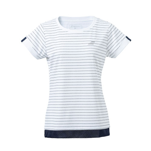 バボラ CLUB SHORT SLEEVE SHIRT （ BWG4330C-WH00 ）[ BabolaT LS レディース ]24SS【ネットバーゲン】