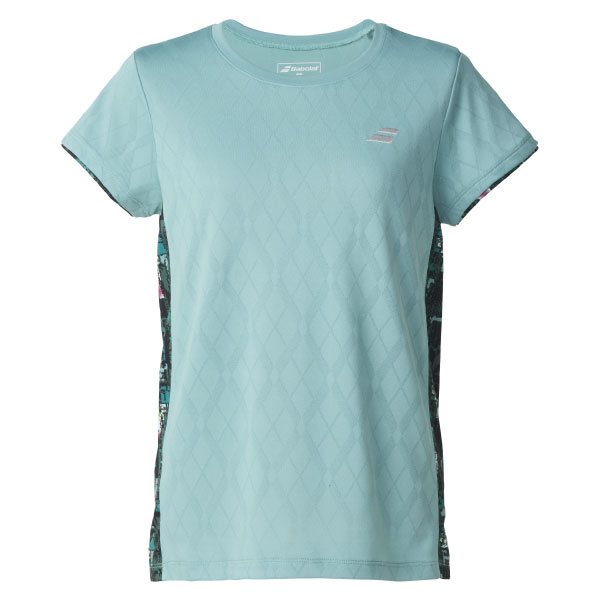 【10月25日～11月5日迄 2BUY10%OFFキャンペーン対象】バボラ PURE SHORT SLEEVE SHIRT （ BWG5373-GR00 ）[ BabolaT LS レディース ]25FW▲