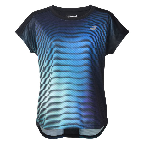 【10月25日～11月5日迄 2BUY10%OFFキャンペーン対象】バボラ PURE SHORT SLEEVE SHIRT （ BWG5377-BK00 ）[ BabolaT LS レディース ]25FW▲