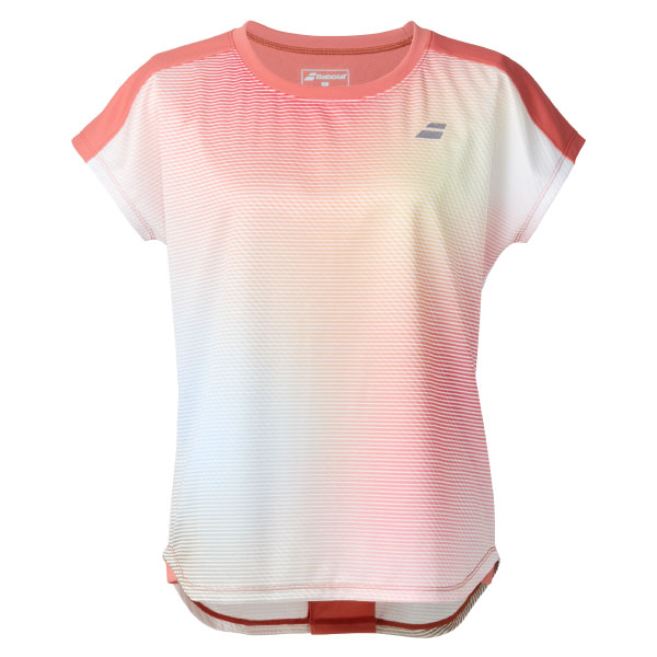 【10月25日～11月5日迄 2BUY10%OFFキャンペーン対象】バボラ PURE SHORT SLEEVE SHIRT （ BWG5377-OR00 ）[ BabolaT LS レディース ]25FW▲