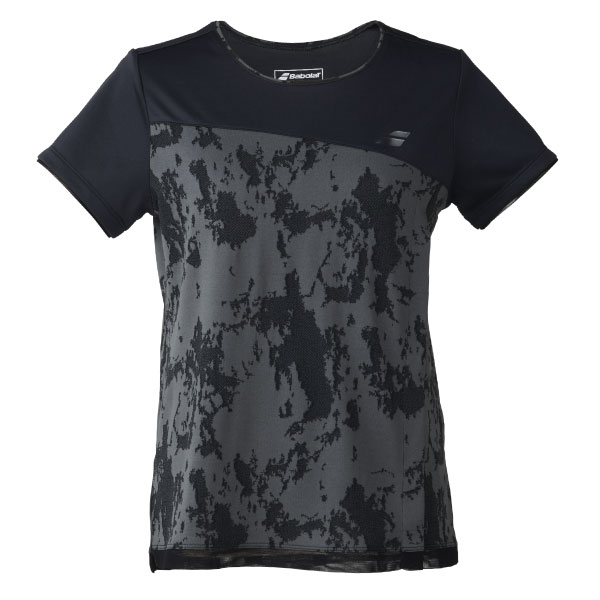 バボラ PLAY SHORT SLEEVE SHIRT （ BWG6320-BK00 ）[ Babolat LS レディース ]26SS