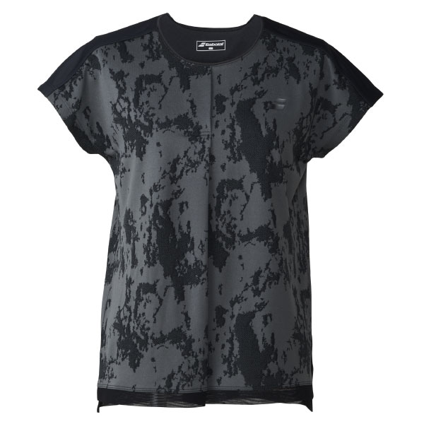 バボラ PLAY SHORT SLEEVE SHIRT （ BWG6321-BK00 ）[ Babolat LS レディース ]26SS