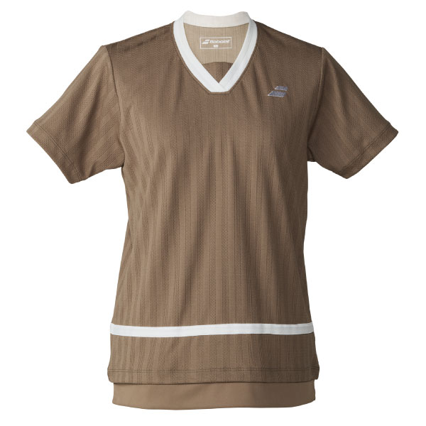 【販売開始前商品 2月下旬発売予定】バボラ PLAY SHORT SLEEVE SHIRT （ BWG6326-BW00 ）[ Babolat LS レディース ]26SS