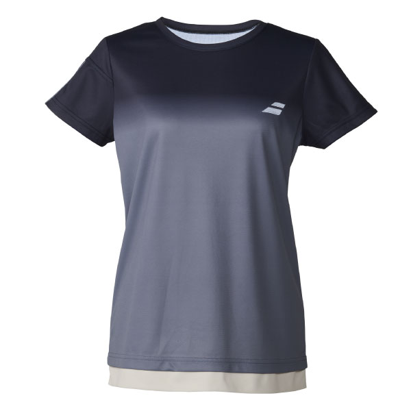 バボラ CLUB SHORT SLEEVE SHIRT （ BWG6330C-BK00 ）[ Babolat LS レディース ]26SS