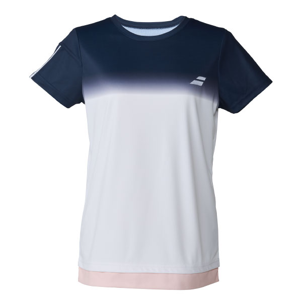 バボラ CLUB SHORT SLEEVE SHIRT （ BWG6330C-WH00 ）[ Babolat LS レディース ]26SS