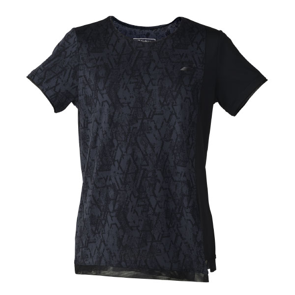バボラ PLAY SHORT SLEEVE SHIRT （ BWG6370-BK00 ）[ Babolat LS レディース ]26FW