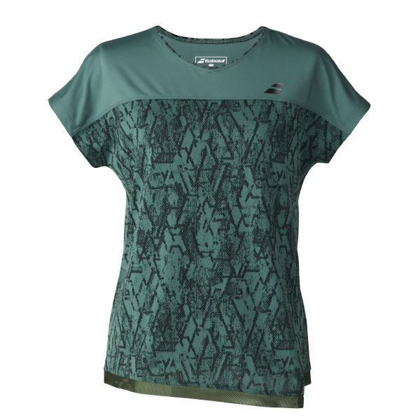 バボラ PLAY SHORT SLEEVE SHIRT （ BWG6371-GR00 ）[ Babolat LS レディース ]26FW