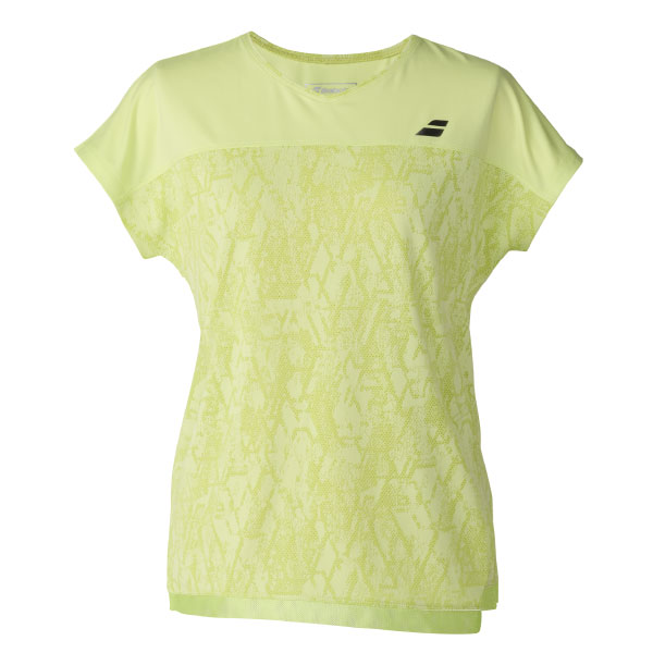 バボラ PLAY SHORT SLEEVE SHIRT （ BWG6371-YL00 ）[ Babolat LS レディース ]26FW