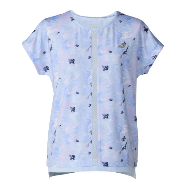 バボラ PLAY SHORT SLEEVE SHIRT （ BWG6373-BL00 ）[ Babolat LS レディース ]26FW