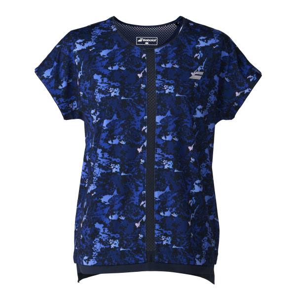 バボラ PLAY SHORT SLEEVE SHIRT （ BWG6373-NV00 ）[ Babolat LS レディース ]26FW
