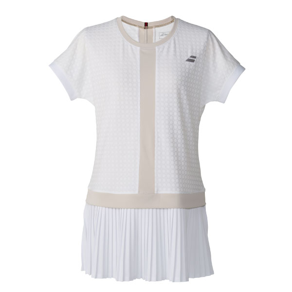 バボラ PLAY DRESS （ BWG6378-WH00 ）[ Babolat LS レディース ]26FW