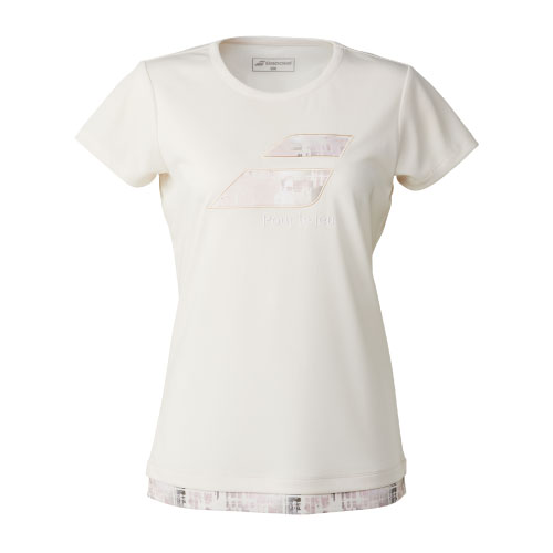 バボラ PURE SHORT SLEEVE SHIRT （ BWP5524-PK00 ）[ BabolaT LS レディース ]25SS【ネットバーゲン】
